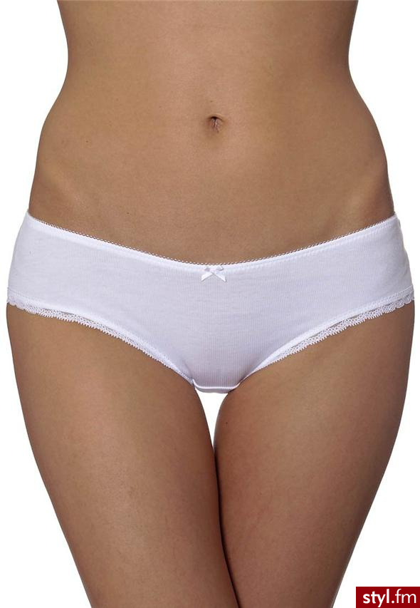 Schiesser ETERNITY LACE Bielizna biały - Szorty Spodnie Moda