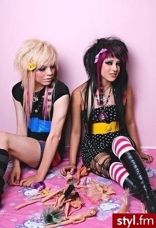 EMO Alternatywne Średnie Fryzury