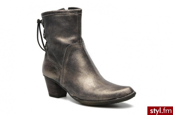 Khrio PÓŁBUTY I BOTKI BRUNILDE BY KHRIO (Srebrny) - Botki Buty Moda