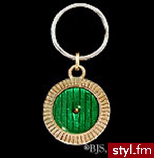 Badali Jewelry Hobbit Brelok z Brązu - Bronze Bag End? Door Key Chain (HBT-03S) - Breloki Dodatki Moda