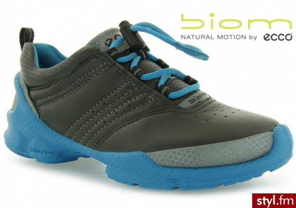PÓŁBUTY ECCO BIOM TRAIN KIDS DARK SHADOW - Półbuty Buty Moda