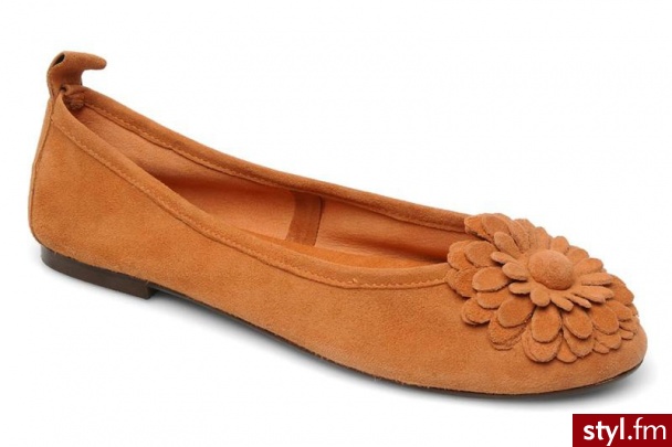 ELIzABETH STUART BALERINKI Pomarańczowy - Balerinki Buty Moda