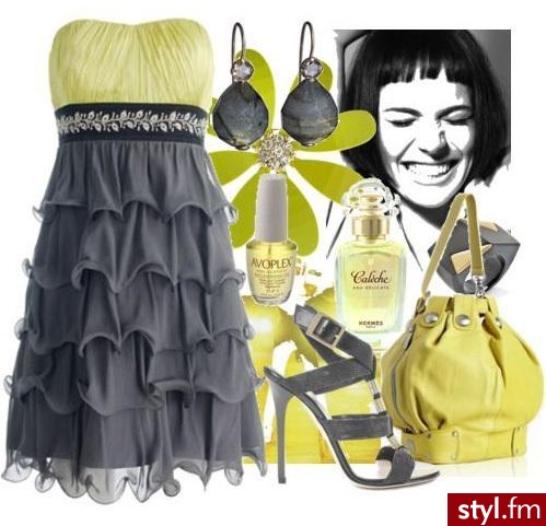 Buty - Jimmy Choo; kolczyki - Barneys; torebka - Bluefly; sukienka - Monsoon. - Styler