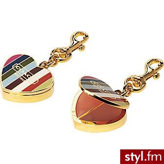 Kolorowe breloczki w których ukryte są 2 odcienie błyszczków firmy Coach - 58$ za jeden - Pozostałe Dodatki Moda