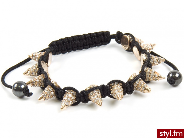 Iloko BRANSOLETKA SHAMBALLA KOLCE GOLD - Bransoletki Biżuteria Moda