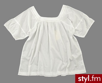 Studio Bluzka/Tunika bawełniana biała r. 48 (5904378154776) - Bluzki Ciuchy Moda