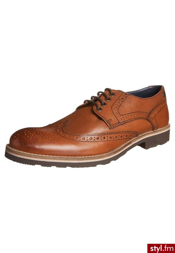 Base London BOWLING Oksfordki brązowy (Bowling - Grain Tan) - Pozostałe Buty Moda