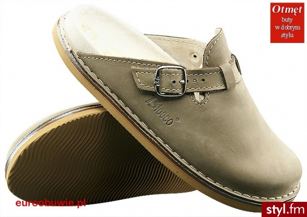 OTMĘT Klapki Męskie Profilaktyczne OT-106-CP-E Beżowe - Klapki Buty Moda