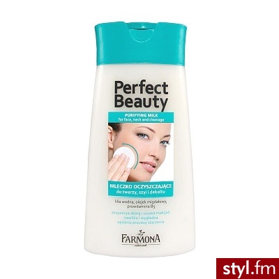 FARMONA PERFECT BEAUTY DEMAKIJAŻ Mleczko oczyszczające do demakijażu oczu twarzy szyi dekoltu 200 ml - Emu Buty Moda