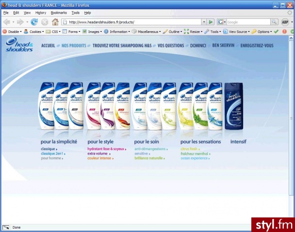 Head & shoulders. Jedyne szampony które są tolerowane przez moje włosy ;)).. A przy czym są bardzo dobra ;)) - Misz-masz
