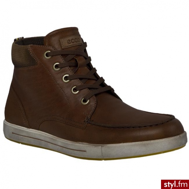 ECCO Trzewiki Androw 53254457522 Teak/Cocoa Brown Brązowy - Kozaki Buty Moda