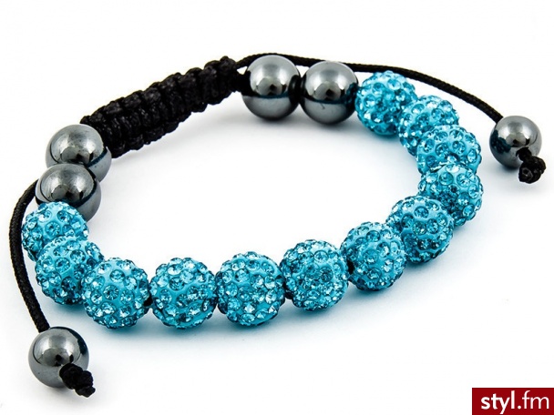 BRANSOLETKA SHAMBALLA TURKUS - Bransoletki Biżuteria Moda