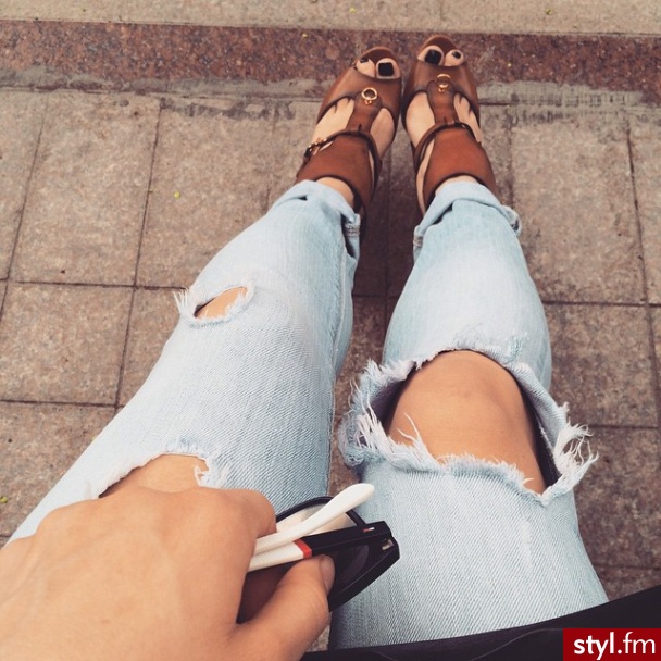Jeansy Spodnie Moda