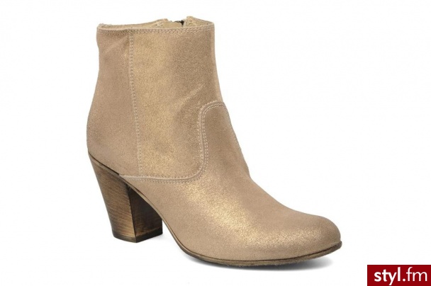 Méliné Półbuty i botki Miapolis by (Beżowy) - Botki Buty Moda