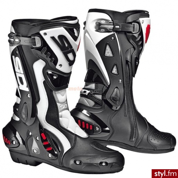 Sidi Buty motocyklowe ST10 biało-czarne - Pozostałe Buty Moda