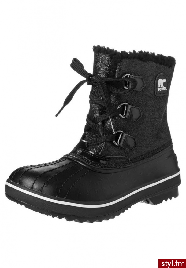 Sorel TIVOLI GLITTER Śniegowce czarny (NY1866) - Pozostałe Buty Moda