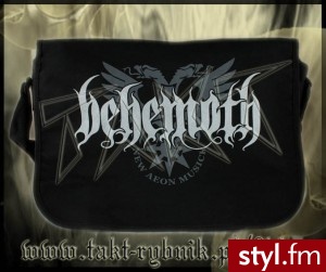 Torba BEHEMOTH "New Aeon Musick" - Kosmetyki