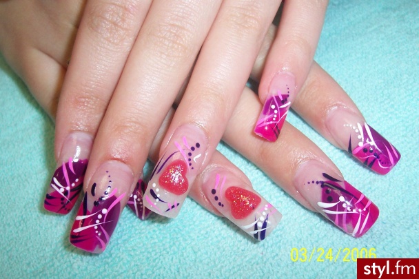 nails valentinsday ; ] - Paznokcie