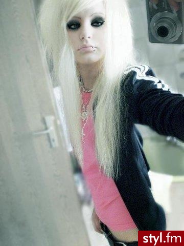 EMO Alternatywne Średnie Fryzury