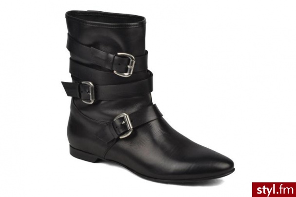 Manas PÓŁBUTY I BOTKI LUNA BY MANAS (Czarny) - Botki Buty Moda