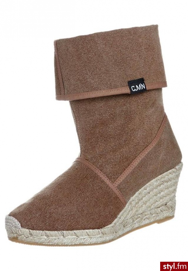 CUMIN WEDGEBOOT Kozaki brązowy - Kozaki Buty Moda