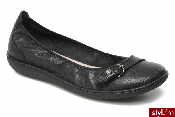 Buggy Balerinki Maline (Czarny) - Balerinki Buty Moda