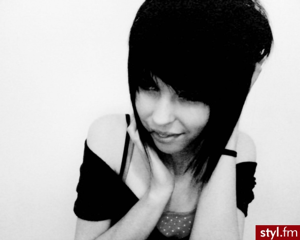 EMO Alternatywne Średnie Fryzury