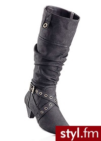 Bonprix Kozaki czarny 908595_25180 - Kozaki Buty Moda