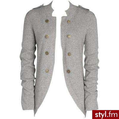 Juicy Couture Solid Military Cardigan - Polyvore. Pobrano ze strony: http://www.polyvore.com/juicy_couture_solid_military_cardigan/thing?id=14813534 - Pozostałe Ciuchy Moda