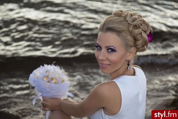 Blond Kok Kręcone Na co dzień Średnie Fryzury