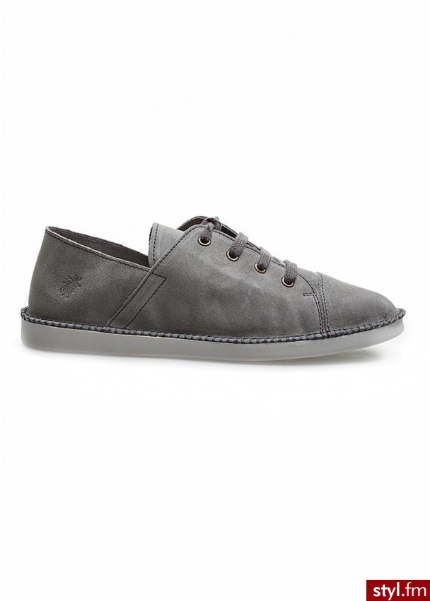 FLY LONDON Półbuty fitz szary - Półbuty Buty Moda