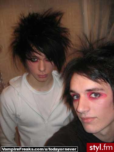 EMO Alternatywne Średnie Fryzury