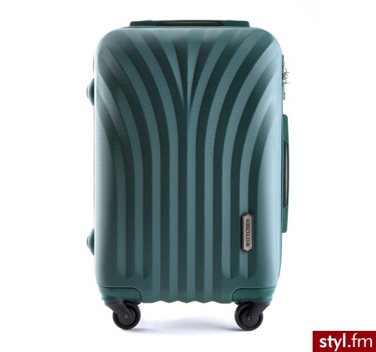 WITTCHEN WALIZKA NA KÓŁKACH MAŁA 20 TRAVEL ZIELONY (56-3-561-6) - Torby podróżne Torebki Moda