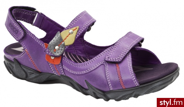 ECCO Girls Louts SandalI mperial Purple 7191302449 Sandały - Sandały Buty Moda