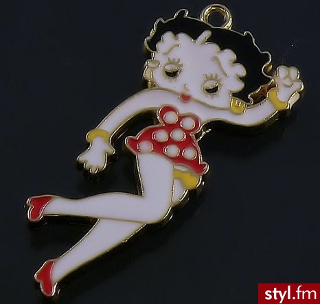 Przywieszka Charms Lady, 42mm - Wisiorki Biżuteria Moda