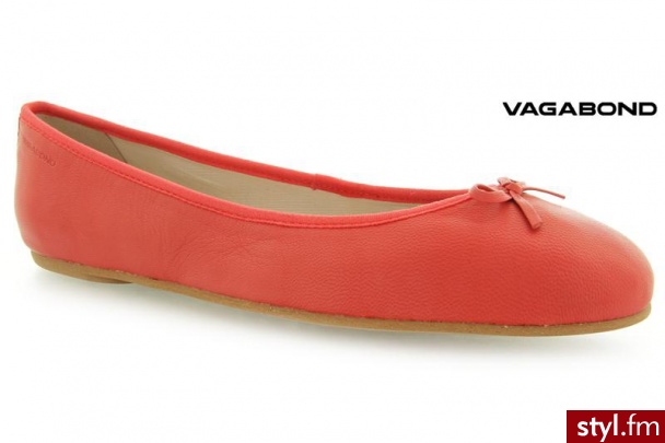 Vagabond BOUNCE Acid Coral - Balerinki Buty Moda