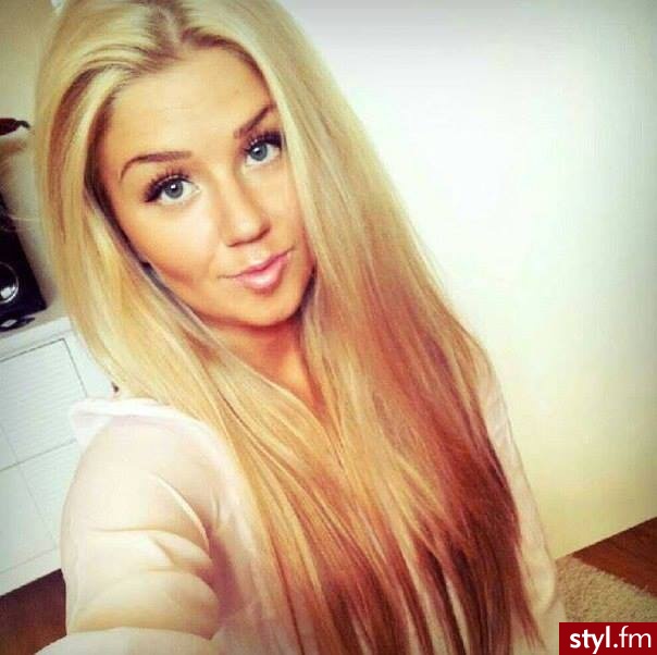 Blond Rozpuszczone Proste Na co dzień Długie Fryzury