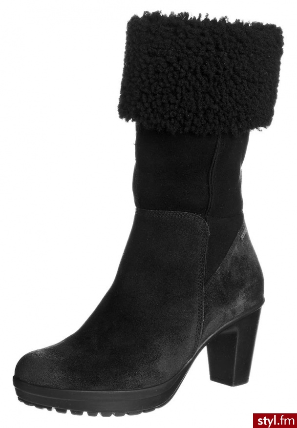 Högl Kozaki na platformie czarny - Kozaki Buty Moda