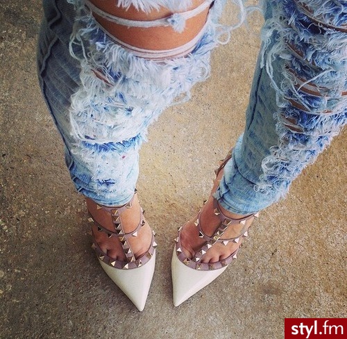 Jeansy Spodnie Moda