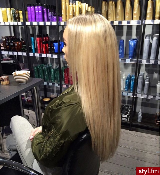 Blond Rozpuszczone Proste Na co dzień Długie Fryzury