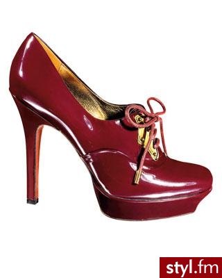 Krwistoczerwone botki Gucci - Pozostałe Buty Moda