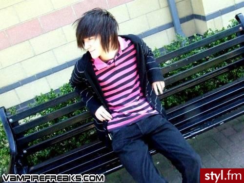 EMO Alternatywne Średnie Fryzury