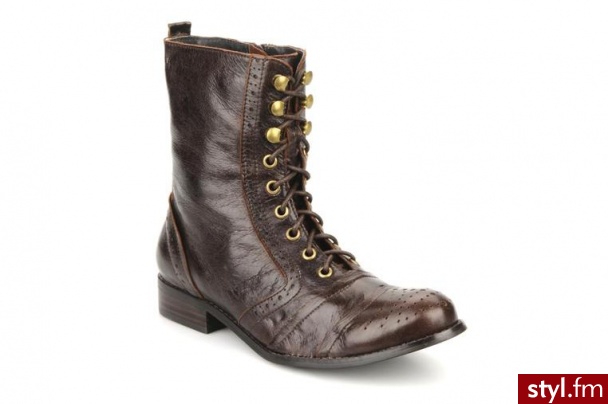 Georgia Rose PÓŁBUTY I BOTKI SEVERA BY GEORGIA ROSE (Brązowy) - Botki Buty Moda
