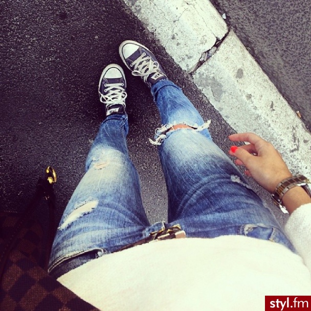Jeansy Spodnie Moda
