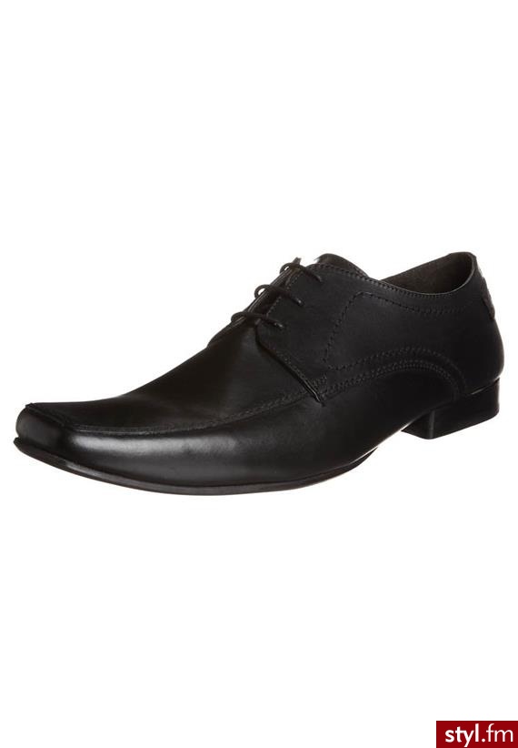 Base London ROULETTE Oksfordki czarny (Roulette - Waxy Black) - Pozostałe Buty Moda