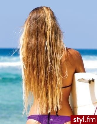 Blond Rozpuszczone Proste Na co dzień Długie Fryzury