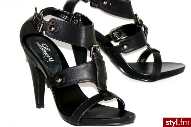 Włoskie GLADIATORKI czarne 38 model NINE WEST (1047808369) moda.allegro - Allegro.pl - aukcje internetowe, bezpieczne zakupy. Pobrano ze strony: http://moda.allegro.pl/item1047808369_wloskie_gladiatorki_czarne_38_model_nine_west.html - Pozostałe Buty Moda