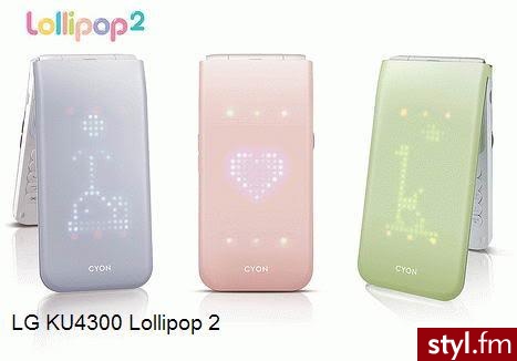 LG GD580 Lollipop i LG KU4300 Lollipop 2 - Gadżety Inne Moda
