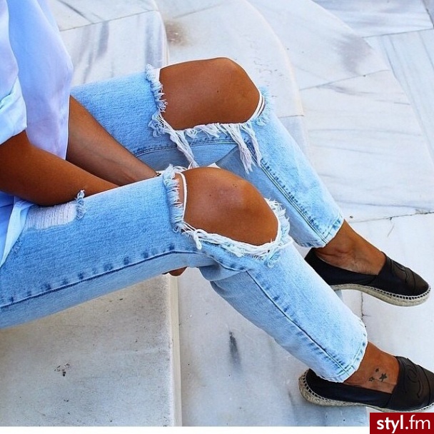 Jeansy Spodnie Moda