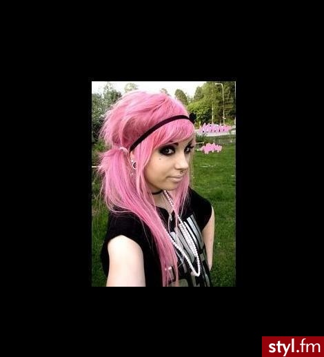 EMO Alternatywne Średnie Fryzury